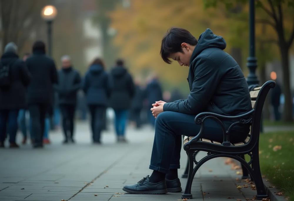 lonely person