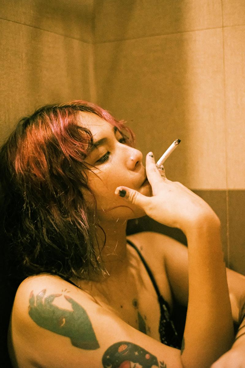 Cigarette addiction